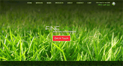 Desktop Screenshot of finelawn.co.nz